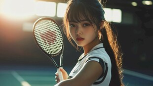 网球少女