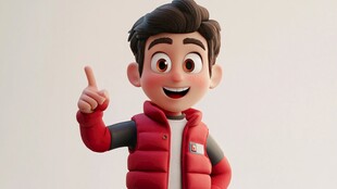 小核桃博士竖大拇指