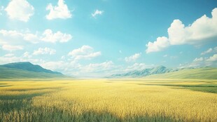 超宽幅田园景色