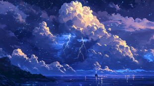 新海诚风格插画