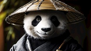 熊猫功夫大侠形像设计