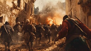 征战战场战争战火纷飞