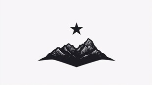 山峰雪山高山logo