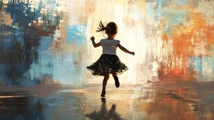 少儿拉丁舞背景