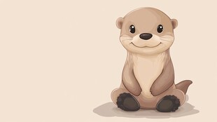 原创卡通土拨鼠