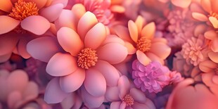 3d立体花壁纸