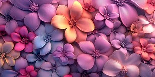 3d立体花壁纸