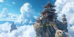 古风仙境天上宫阙