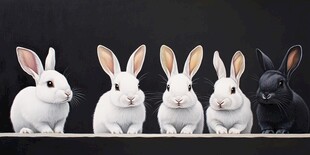 兔年系列插画形象