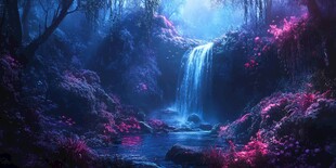 梦幻仙境溪水