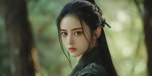 仙气清冷少女壁纸图片