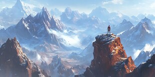 山高人为峰登山