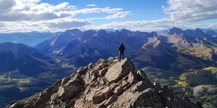 山高人为峰登山