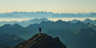 山高人为峰登山