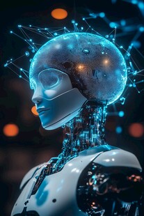 人工智能vr海报背景