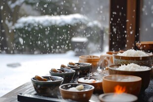 烹茶听雪