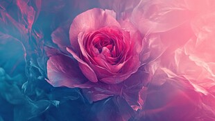 春日绚丽炫丽温柔玫瑰