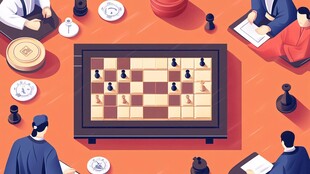 棋类运动棋牌活动比赛