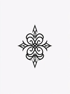 线条花儿logo