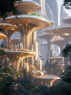 幻想的外星建筑
