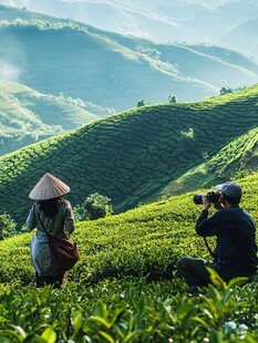 采茶人物素材