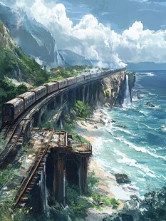 高铁原画
