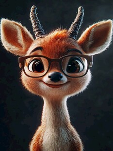 开心小鹿医生头像