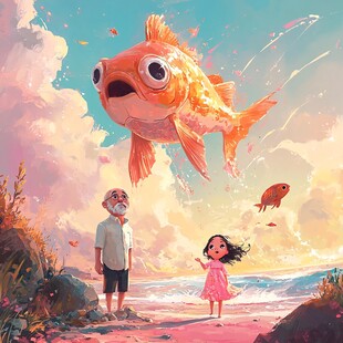 梦幻儿童插画超治愈