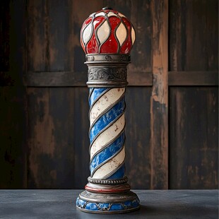 复古柄底部背带柱