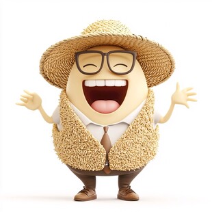 开心地瓜先生形象