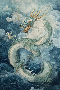工笔龙