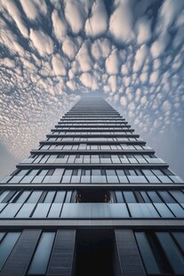 直耸云天高楼建筑