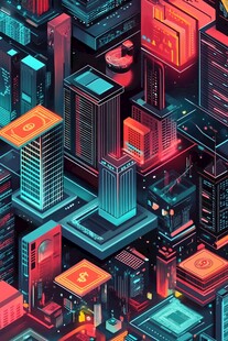 科技感插画