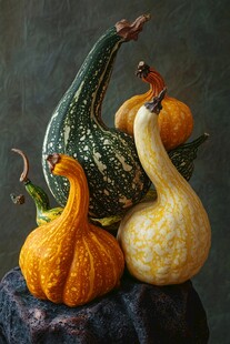 南瓜雕刻作品