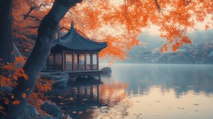 爱晚亭秋
