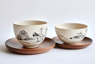 禅风茶道文化风格杯