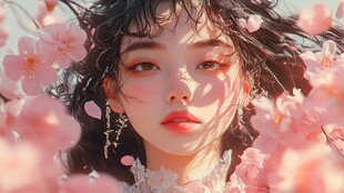 仙气清冷少女壁纸图片