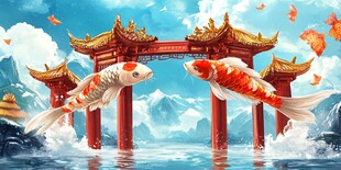 小桥流水年年有余