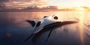 高速气动悬浮列车