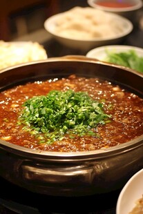 肉沫火锅
