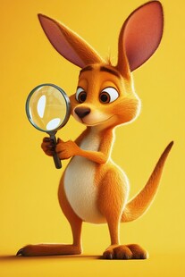 原创小袋鼠宠物