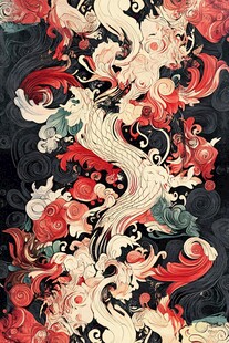 凤凰朱雀插画