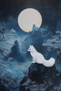 九尾狐插画