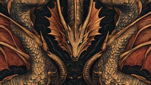 龙包装插画