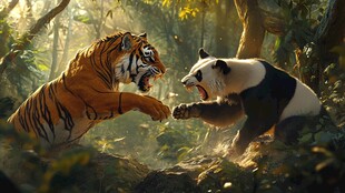 二虎相争