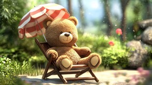 小熊休闲欢乐时光