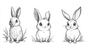 小兔临摹