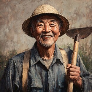 农民形象画
