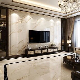 金色大理石瓷砖背景墙