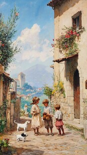 意大利写实油画漫画